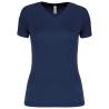 T-shirt de desporto de senhora com decote V de manga curta  Proact®