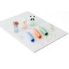 Ensemble de 3 marqueurs conçu pour les enfants en ABS Tropical