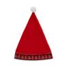 Gorro de Pai Natal vermelho e fofo com fita sublimada (Produção)