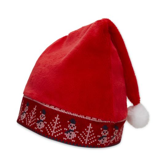 Bonnet de Père Noël rouge...