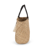 Cesta de compras de palha