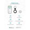 Localisateur d'objets RCS en plastique recyclé IPX 5 Findmate Dual