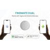 Localisateur d'objets RCS en plastique recyclé IPX 5 Findmate Dual