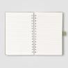 Caderno espiral Recycled Milk Cart - A5 Earth e conjunto de caneta Reborn