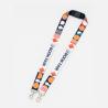 Lanyard com dois mosquetões e fecho de segurança (Produção Urgente)