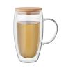 Caneca de vidro borossilicato Terol