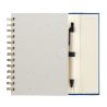 Caderno espiral Halden com bloco de notas adesivas em papel certificado FSC – B6