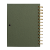 Caderno espiral Halden com bloco de notas adesivas em papel certificado FSC – B6