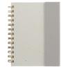 Caderno espiral Halden com bloco de notas adesivas em papel certificado FSC – B6