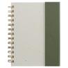 Caderno espiral Halden com bloco de notas adesivas em papel certificado FSC – B6