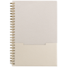 Caderno A5 de bolso vertical Lino em papel FSC com encadernação em espiral
