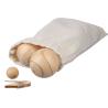 Conjunto de jogo de bolas em madeira Quillian
