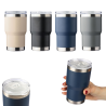 Copo de viagem de parede dupla em aço inoxidável reciclado (350 ml) Ayen