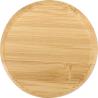 Garrafa de vidro borossilicato de parede única de 650 ml com tampa de bambu Mirage