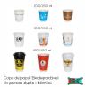 Copo de papel Biodegradável
