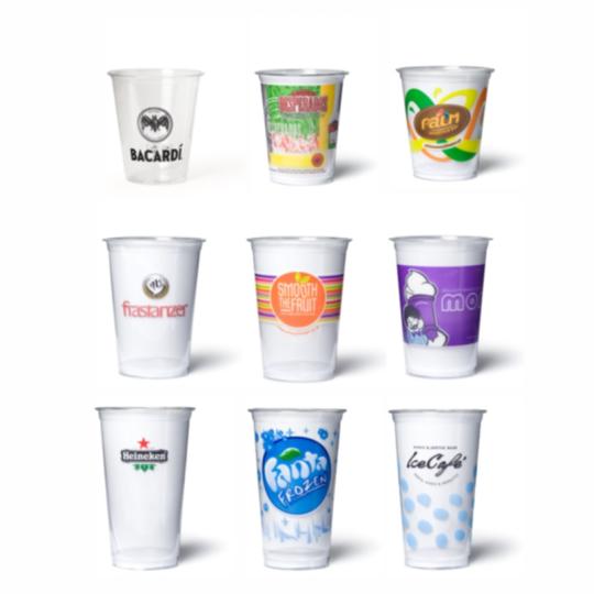 Gobelets en plastique PET...