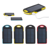 Power Bank solar de ABS e borracha Arin