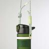 Two-tone bottle holder with logo label (Production)