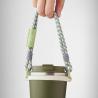 Two-tone cord bottle holder with logo label (Production)
