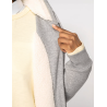 Eco-friendly sweatshirt jacket with sherpa lining unisex Native Spirit®