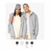 Eco-friendly sweatshirt jacket with sherpa lining unisex Native Spirit®