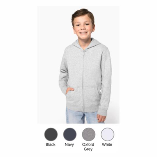 Sweat à capuche zippé...