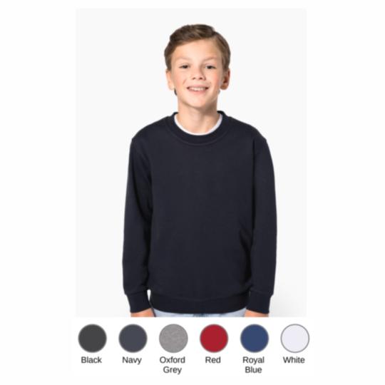 Recycled crew neck...