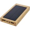 Powerbank solar em bambu Elz