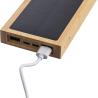 Powerbank solar em bambu Elz