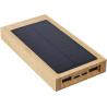 Powerbank solar em bambu Elz