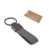 Porta-chaves em metal e pet reciclado (30% reciclado) com formato retangular Taven