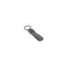 Porta-chaves em metal e pet reciclado (30% reciclado) com formato retangular Taven