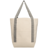 Saco em lona de algodão reciclado 280gsm com bolso frontal – 12,25L Niva