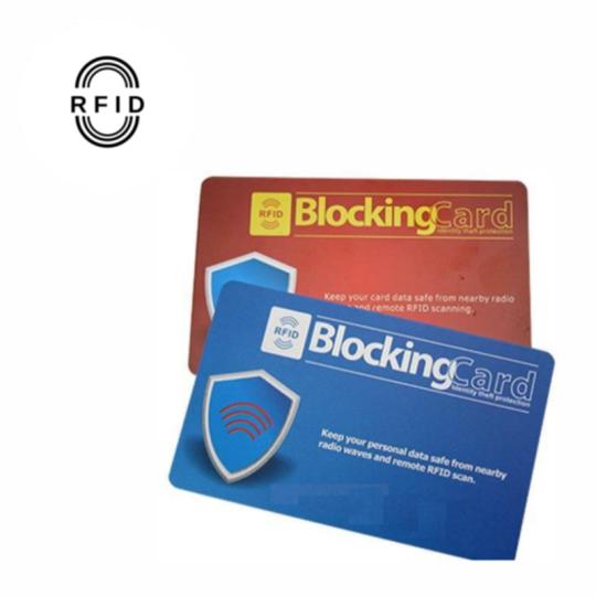 Cartão de bloqueio RFID...