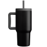 Caneca térmica em aço inoxidável com parede tripla e canudo Grosche Aspen