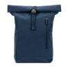 Mochila "roll top" em algodão reciclado e poliéster reciclado (380 g/m²) Saint