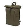 Mochila "roll top" em algodão reciclado e poliéster reciclado (380 g/m²) Saint