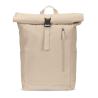 Mochila "roll top" em algodão reciclado e poliéster reciclado (380 g/m²) Saint