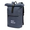 Mochila "roll top" em PU com bolso para computador portátil 16" Portland