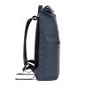 Mochila "roll top" em PU com bolso para computador portátil 16" Portland