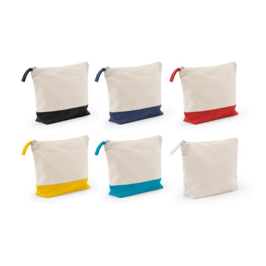 Bolsa para cosméticos 100% algodão (340 g/m²) bicolor Daphne