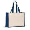 Saco em canvas (320 g/m²), com fundo e laterais em juta laminada (350 g/m²) coloridos Helsinque Colour