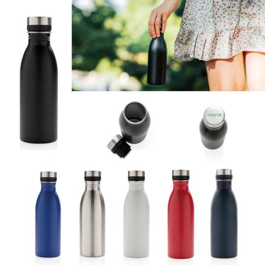 Garrafa de água de luxo RCS em aço inoxidável reciclado