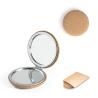 Miroir de poche double en liège Tilbury