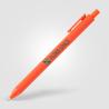 Stylo rétractable en plastique recyclé avec toucher doux Bloom