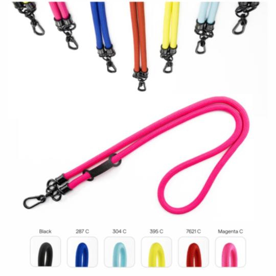 Round lanyard with...