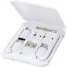 Modular charging cable made from recycled plastic with Savvy smartphone holder