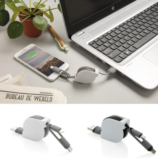 3-in-1 Retractable Cable
