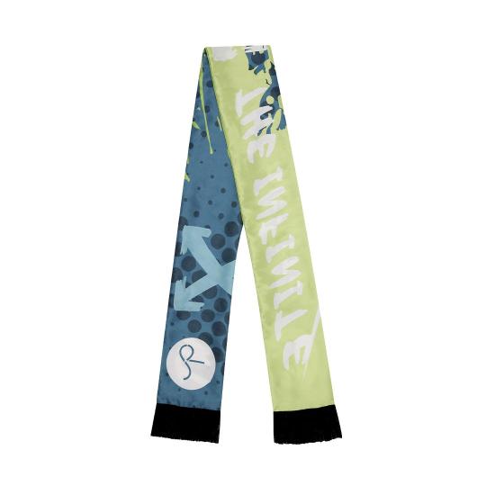 Double Layer Satin Scarf 65...