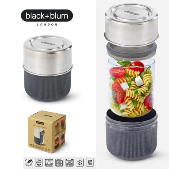 Tigela de Vidro para almoço 450ml Black+Blum®